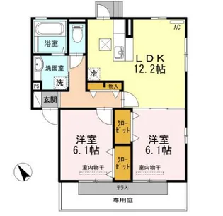 ドルチェ【1階】の間取り