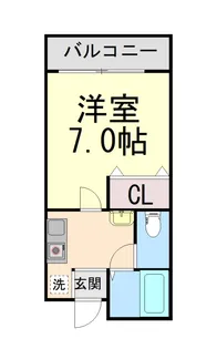 VALORE住吉Ⅱ【205号室】の間取り