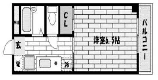 コモドカーサ魚崎 【204号室】の間取り