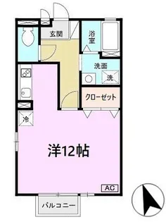 ハイツハーバー【203号室】の間取り