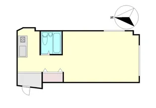 ハイツ中原通【4階】の間取り