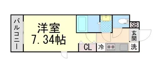 AILE御影塚町【3階】の間取り