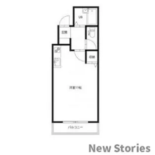 ロータスワゼル【501号室】の間取り