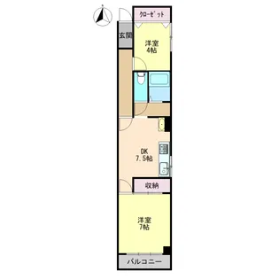 LaPrimaCitta【PARMA号室】の間取り