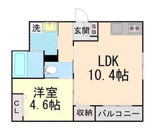 ポラリス【1階】の間取り