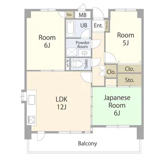 メゾンドカスカード六甲【3階】の間取り