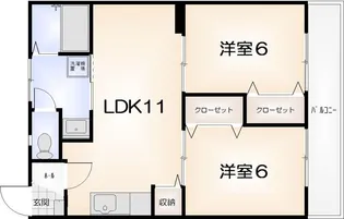 メゾンエトワール【115号室】の間取り
