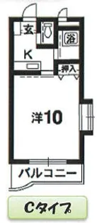 クイーンハイツ【2階】の間取り