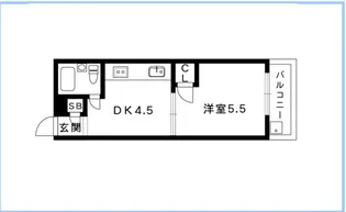 プレタメゾン岡本【204号室】の間取り