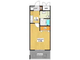リッツコート六甲【3階】の間取り