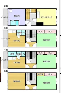 甲南町谷ビルの間取り