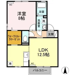 Stream Village C棟【2階】の間取り