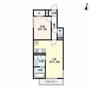 Dear Court【0303号室】の間取り