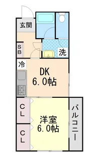 パークコート六甲【4階】の間取り