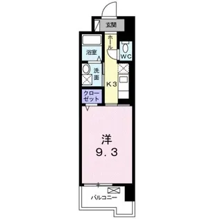 グランクリュ佐古 EAST【5階】の間取り