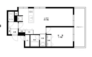 サンヴィラ魚崎【1階】の間取り