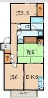 コンフォートSAGA【1階】の間取り