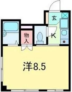 峰住吉ハイツ【2E号室】の間取り
