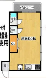 Four Seasons Hatazuka【102号室】の間取り