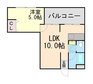 楠マンション【302号室】の間取り