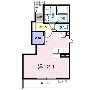 サニーヒル藤原台【1階】の間取り