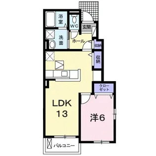 プランセスⅡ【1階】の間取り