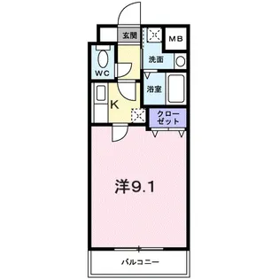 サンカルティエ大我【2階】の間取り
