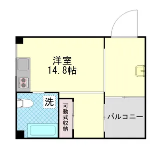OAZO芦屋上宮川町【3階】の間取り