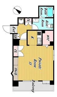 オリエントコート【201号室】の間取り