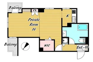 オリエントコート【302号室】の間取り