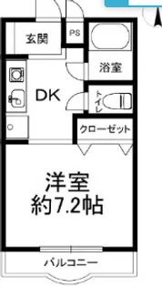 ウッディ六甲【5号室】の間取り