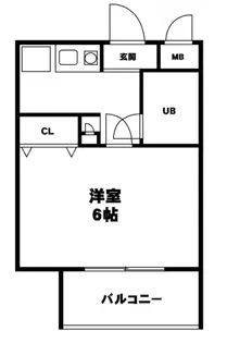 ドムールコスモス魚崎南【403号室】の間取り