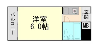 メゾン・ド・六甲パートⅠ【5階】の間取り