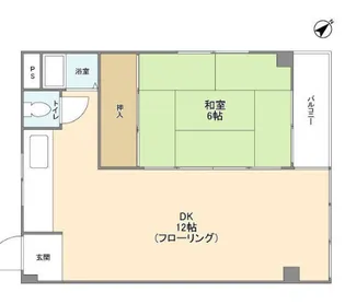 メゾン甲南【103号室】の間取り