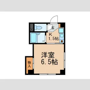 峰住吉ハイツ【2C号室】の間取り