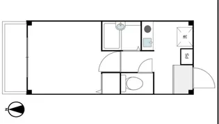 ヴィバーチェ六甲【102号室】の間取り