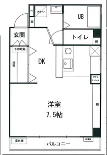 フィロ住吉【202号室】の間取り