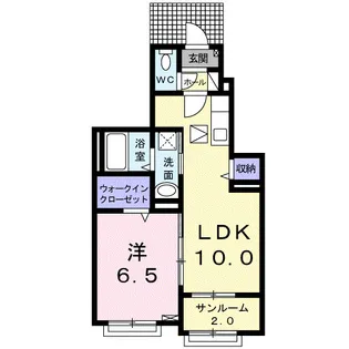 メゾン・ド・リアンⅩⅡ【3階】の間取り