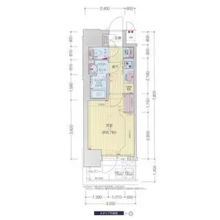 プレサンス太閤通ファシール【508号室】の間取り