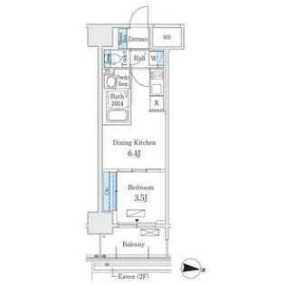 L&Cレジデンス鶴舞公園【4階】の間取り