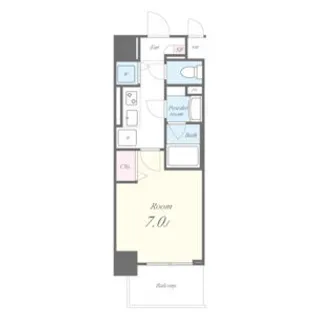 ル・シエル大秋【4階】の間取り