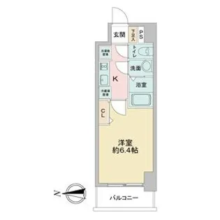 アステリ鶴舞ディオ【15階】の間取り