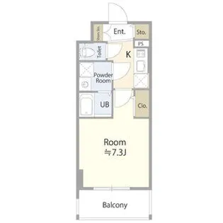 エスリード大須アヴェニュー【4階】の間取り