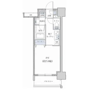 レジデンス東別院スクエアⅡ【11階】の間取り