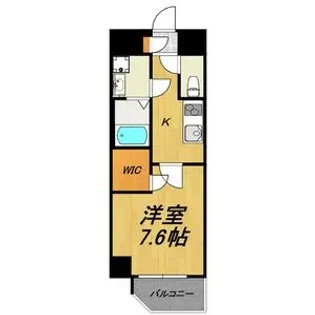 TIRAPALACE天神山【9階】の間取り