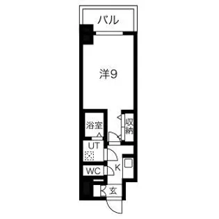 ファステート葵桜通リブレ(S-RESIDENCE葵三丁目)【1006号室】の間取り