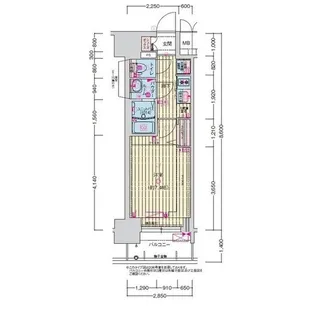プレサンス今池駅前フェルディノ【6階】の間取り