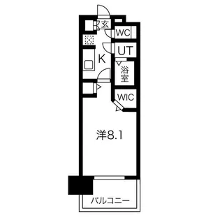パルティール今池アネックス【1402号室】の間取り