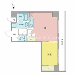 アビターレ車道【304号室】の間取り