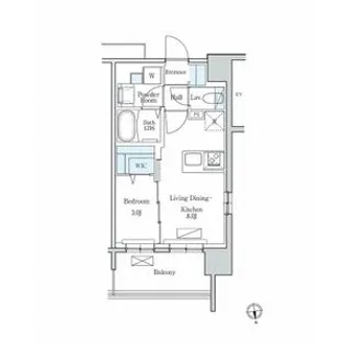デュオフラッツ栄【10階】の間取り